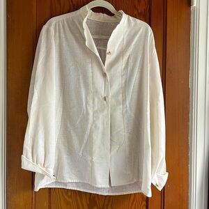 Vintage linen blouse